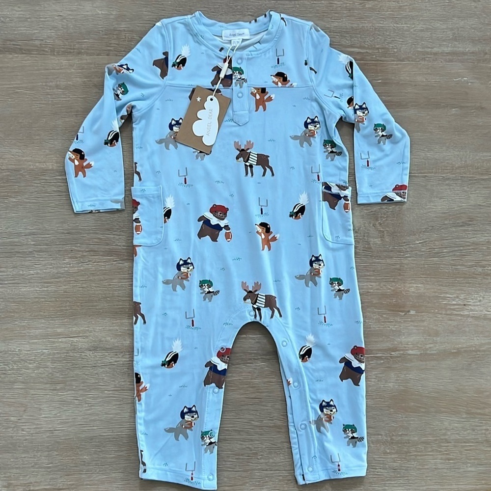Football Animal Print Onesie